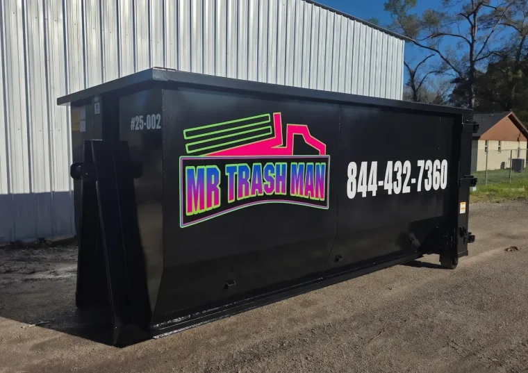 25-Yard roll-off dumpster rental in Houston
